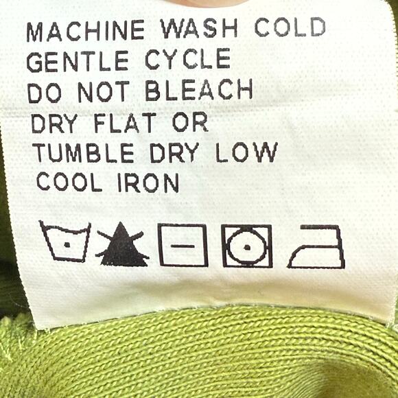 Robert Talbott Men’s M Green Pima Cotton ¼ Zip Pullover Sweater Peru - Picture 5 of 10